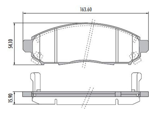 Pastillas De Freno Para Nissan Frontier 1 2.5 10/18 Frasle