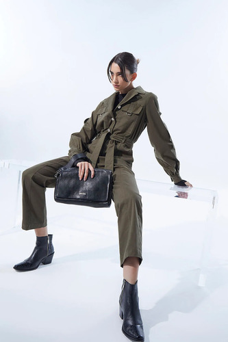 Entero Mono Harlow Verde Militar Ginebra Verde Oscuro 1