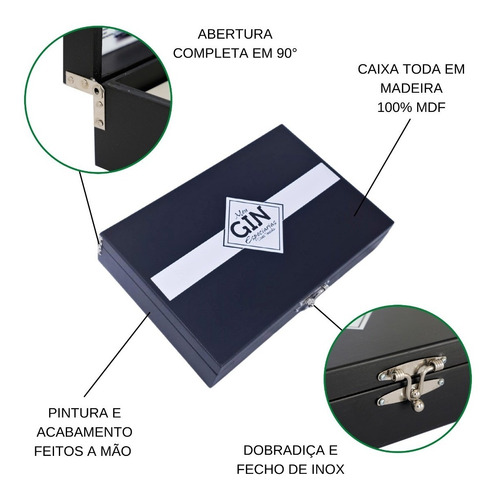 Imagem 3 de 6 de Kit 08 Especiarias Gin Tônica + Dosador Duplo Inox