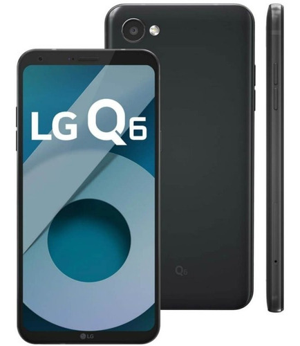 LG Q6 Dual SIM 32 GB black 3 GB RAM - Excelente (Recondicionado)