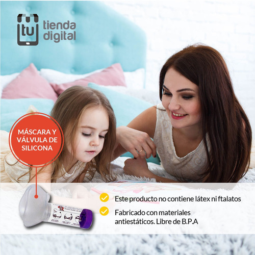 Camaras De Inhalacion Con Mascara Infantil San Up 3220