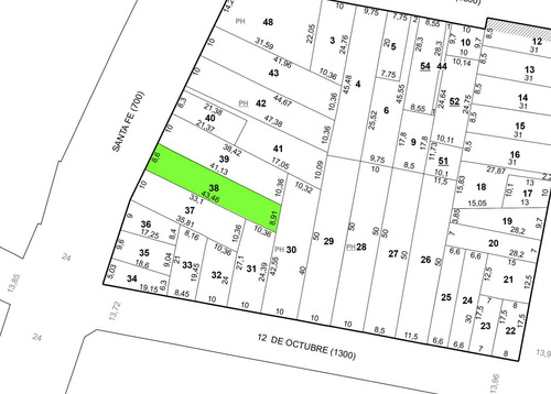 Providencia (santa Fe 736) - Venta Terreno De 375 M2.