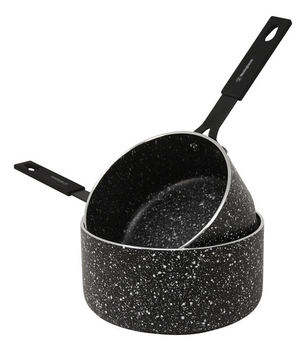 Westinghouse Set De Mini Ollas De Mármol Negro De 2 Piezas W