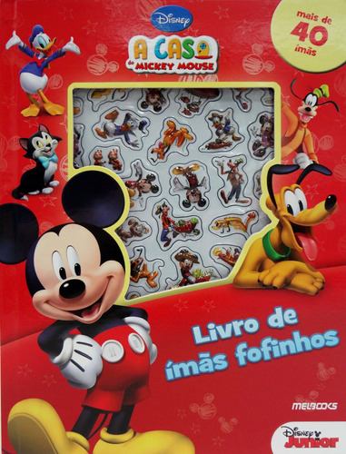 Livro A Casa Do Mickey Mouse : +40 Imãs Fofinhos - Capa Dura