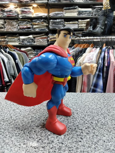 Dc Superman, Rescue Heroes World Action, Fisher-price!! (Usado)