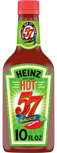 Salsa Chile Jalapeño Picante Para Alitas 284g Heinz Hot 57