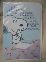 Comprar Tarjeta Felicitación Mamá Hallmark Village Snoopy Peanuts