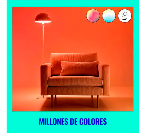 Kit X3 Lampara Led Vela Wiz Wifi Smart Color Rgb E14