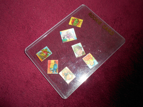 7 Cromos Pequeños Lenticulares Álbum Marinelandia Batman (Usado)