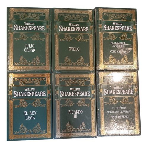 Colección William Shakespeare Por 6 Libros- Tapa Dura 