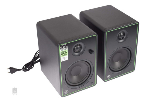 Set Monitores De Estudio Mackie Cr5-x 80w Black