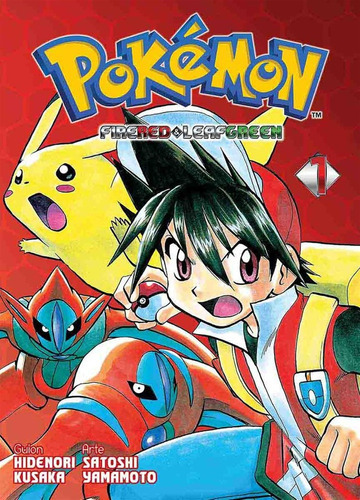 Panini Manga Pokemon Fire Red Green Leaf N.1, De Hidenori Kusake. Serie Pokémon, Vol. 1. Editorial Panini, Tapa Blanda En Español, 2021