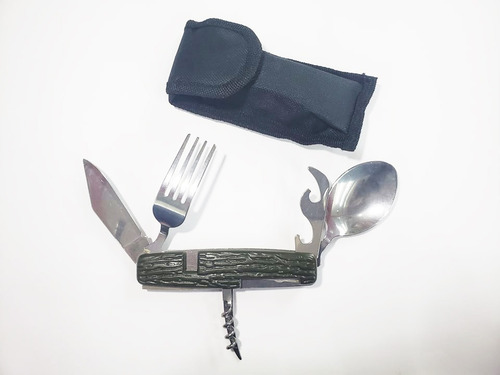 Cubiertos De Camping Cuchara/tenedor Multiusos