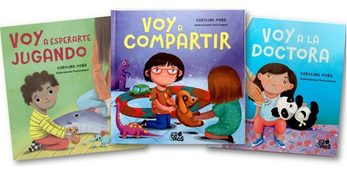 * 3 Libros Carolina Mora * Voy A La Doctora Compartir Espe 