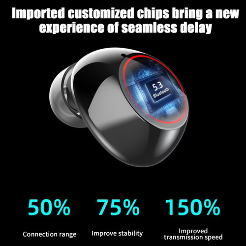 Auriculares Bluetooth V5.2 Auriculares Inalámbricos 60 Horas