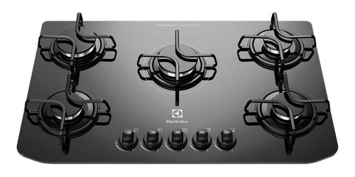 Fogão cooktop gás Electrolux GC70V preto 110V/220V