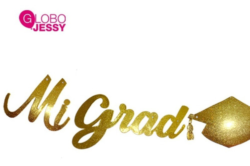 Banner De Graduación Con Toga