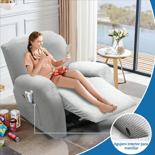 Funda Elástica Para Silla Reclinable De 4 Piezas