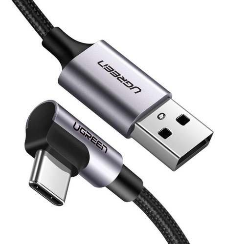 Ugreen Cable Usb A Usb C 90 Grados Carga Rapida 2m 18w