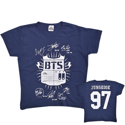 Kit10 Camisa Kpop Camiseta Bts Todos Os Integrantes 100% ALG