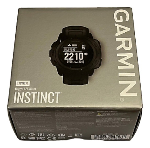 Relógio Gps Garmin Instinct Tactical Black Militar - Lacrado