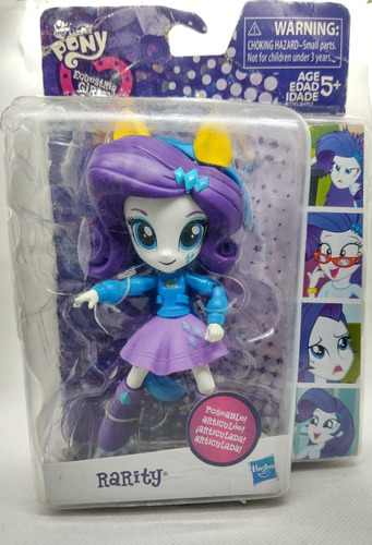 Figura De Rarity Escolar My Little Pony Equestria Girls 