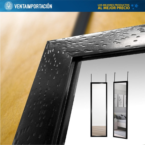 Imagen 7 de 8 de Espejo Grande Espejos Decoración + Soporte D Puerta, Cuerpo