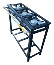 Comprar Fogão Industrial Alta Pressão 3 Bocas Caulim 30x30 Gás Eco