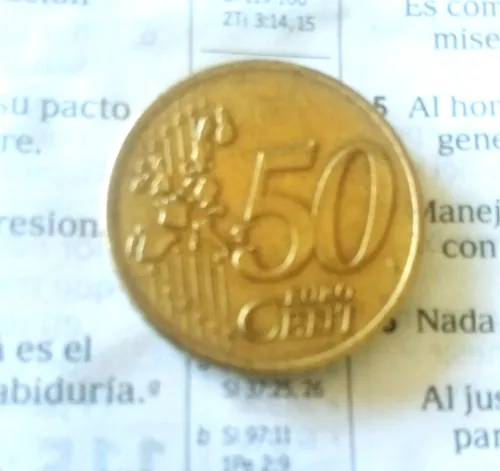 Moneda 50 Cent Grecia 2002 (Usado)