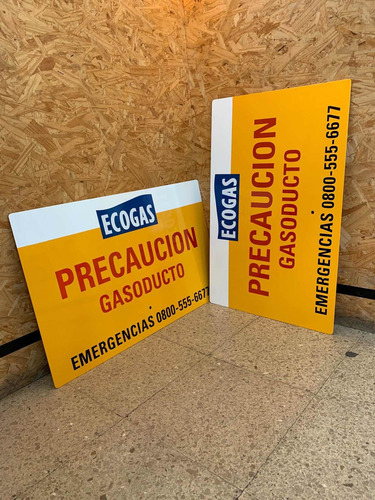 Carteles Viales. Chapa Galvanizada. Reflectivos 80x60