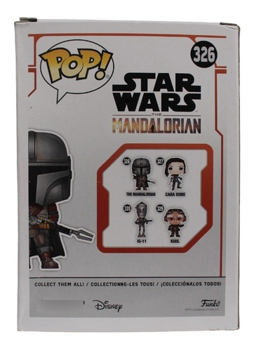 Funko Pop Star Wars Mandalorian 326 Grogu Caja Lastimada