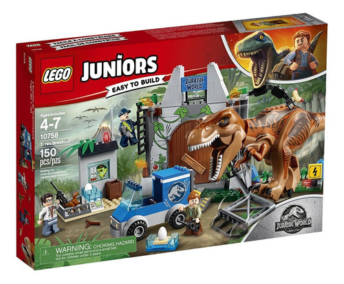 Todobloques Lego 10758 Juniors T-rex Attack !!