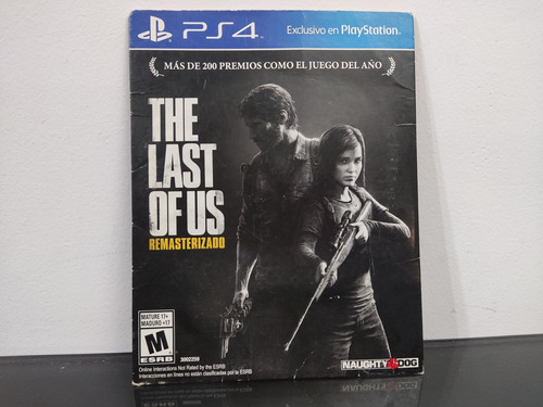 The Last Of Us Remastered Ps4 Fisico Usado