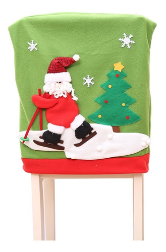 Funda Cubierta  Silla Comedor Navidad Santa Reno Nieve