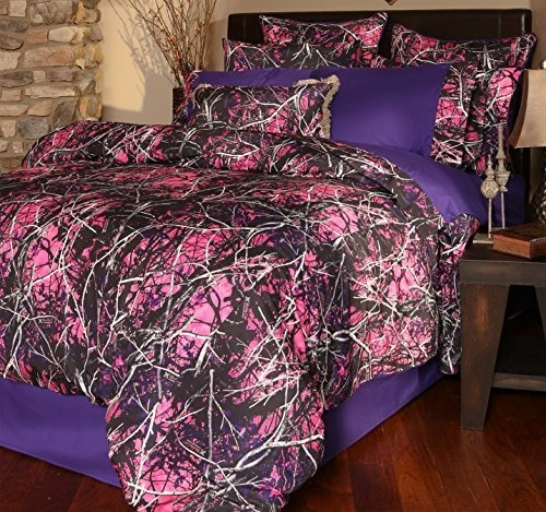 Carstens Muddy Girl Camo Juego De Cama Con Edredón 3 Piezas