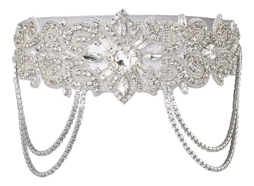 Diadema Con Diamantes De Imitación, Cadena Para La Cabeza,