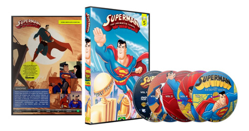 Dvd Superman A Série Animada Completo Dublado Desenho