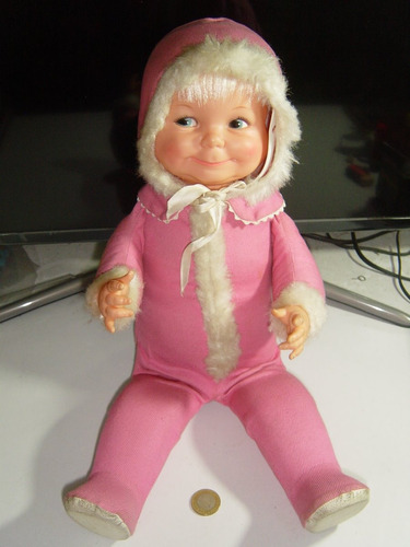 Muñeca Little Lost Baby De 1968 Tres Caras Funcionando