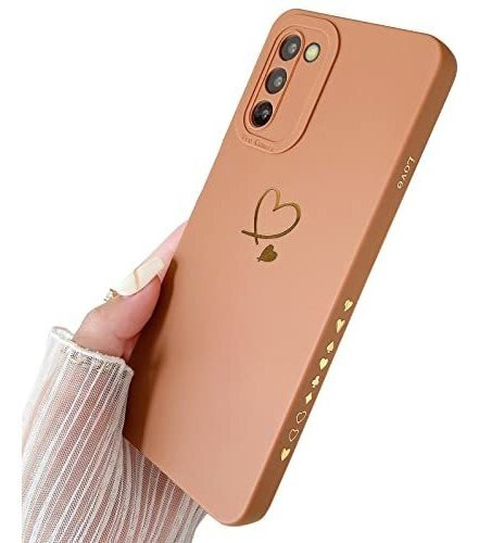 Qokey For Galaxy A02s Case,cute Bling Side Pulse 5qz3m