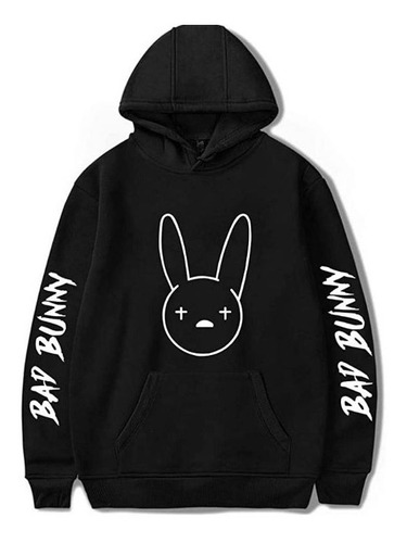 Hoodie Sudadera Con Gorro Bad Bunny Merch