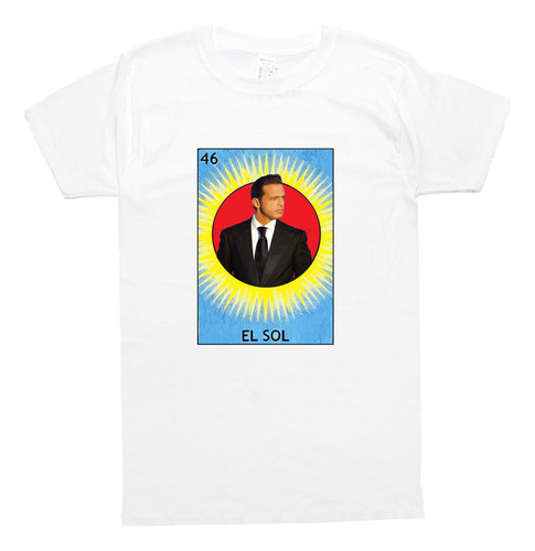 Pack Luis Miguel El Sol Playera + Taza Tipo Loteria Mexicana