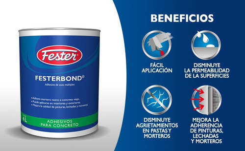 Adhesivo Para Concreto Festerbond 4l