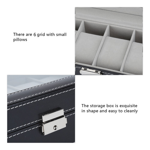 Organizador De Relojes De Lujo, Delicada Funda Para Joyas Co