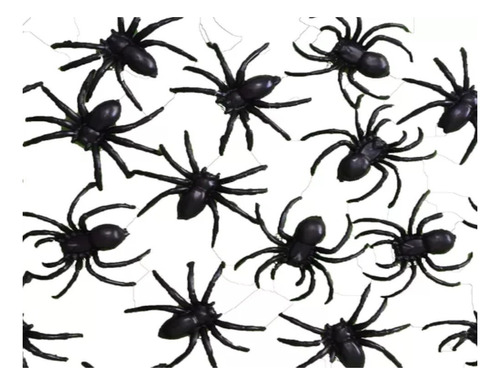 Arañas Negras Chicas X24 Halloween Decoracion Cotillon