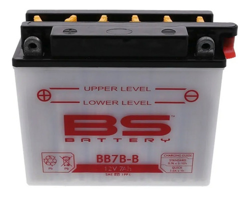 Batería Convencional Bs 12v 7 Amp.  Colmotos