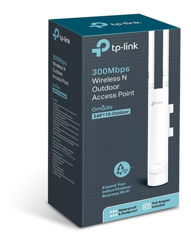Imagen 4 de 5 de Access point exterior TP-Link Omada EAP110-Outdoor V3 blanco 220V