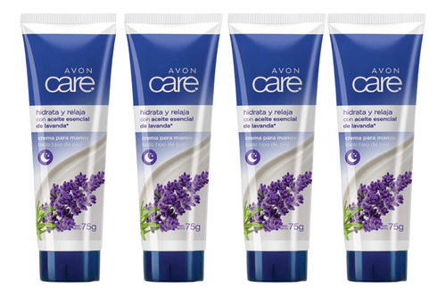 4 Cremas De Manos Hidratante Relajante Lavanda Avon Care