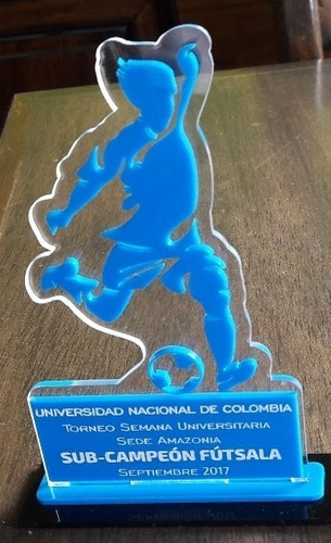 Trofeos Acrilicos Placas Medallas Premiaciones Trofeo 10*7cm