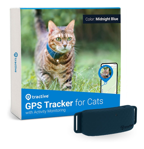 Tractive Waterproof Gps Cat Tracker - Ubicación Y Actividad,