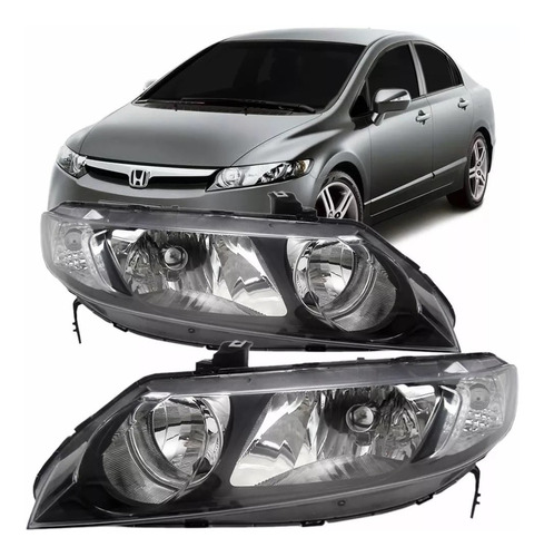 Par Farol New Civic Honda 2006 2007 2008 2009 2010 2011